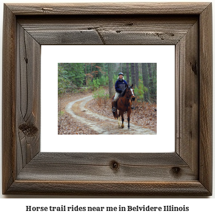 horse trail rides near me in Belvidere, Illinois